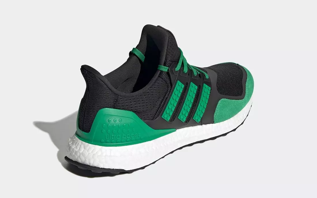 تاريخ إصدار LEGO adidas Ultra Boost DNA أسود أخضر H67954