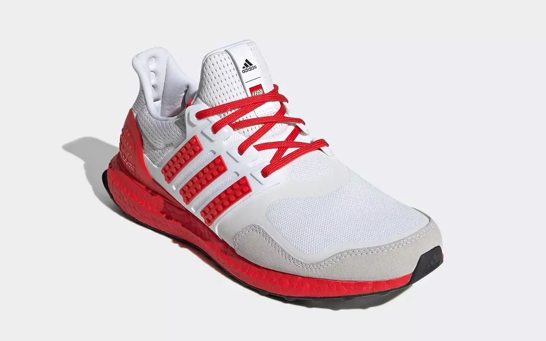 LEGO adidas Ultra Boost DNA أبيض أحمر H67955 تاريخ الإصدار