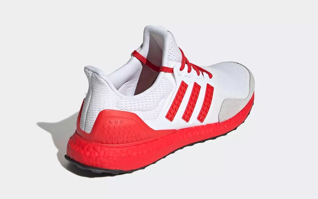 LEGO adidas Ultra Boost DNA White Red H67955 Чыгарылган күнү