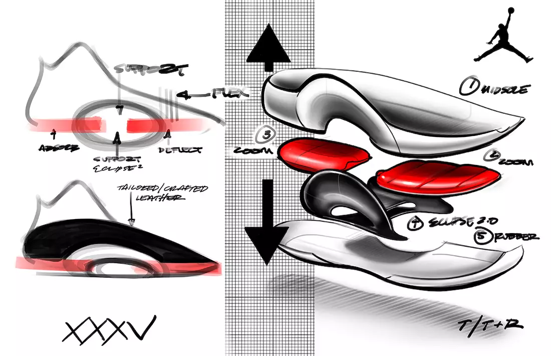 Air Jordan 35 Esquisse