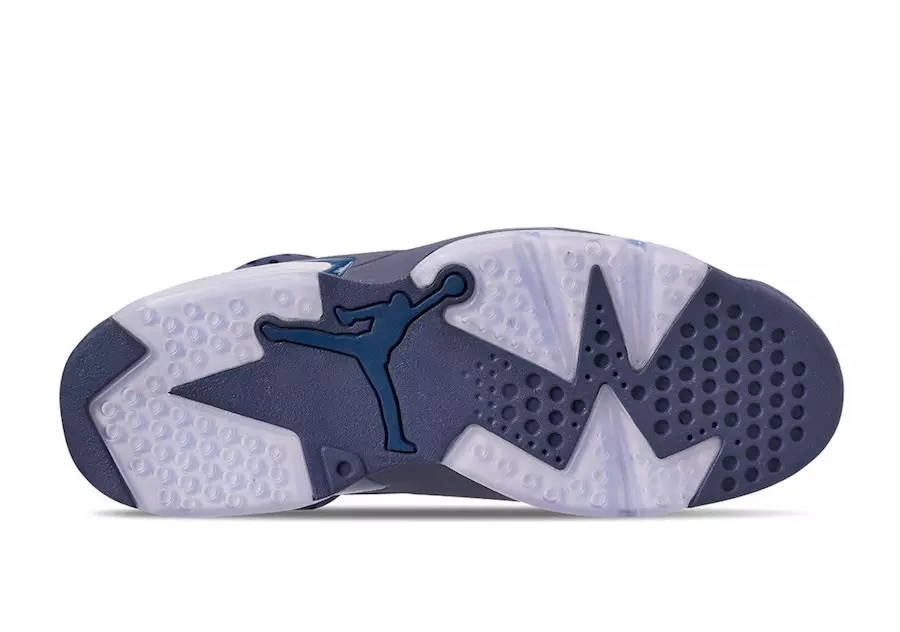 تاریخ انتشار Air Jordan 6 Diffused Blue 384664-400