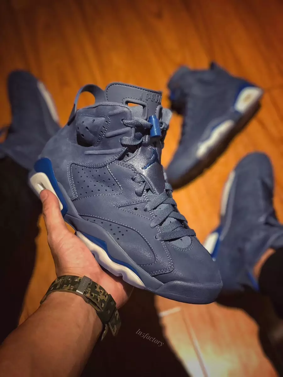 Air Jordan 6 Jimmy Butler hajutatud sinine 384664-400 väljalaskekuupäev