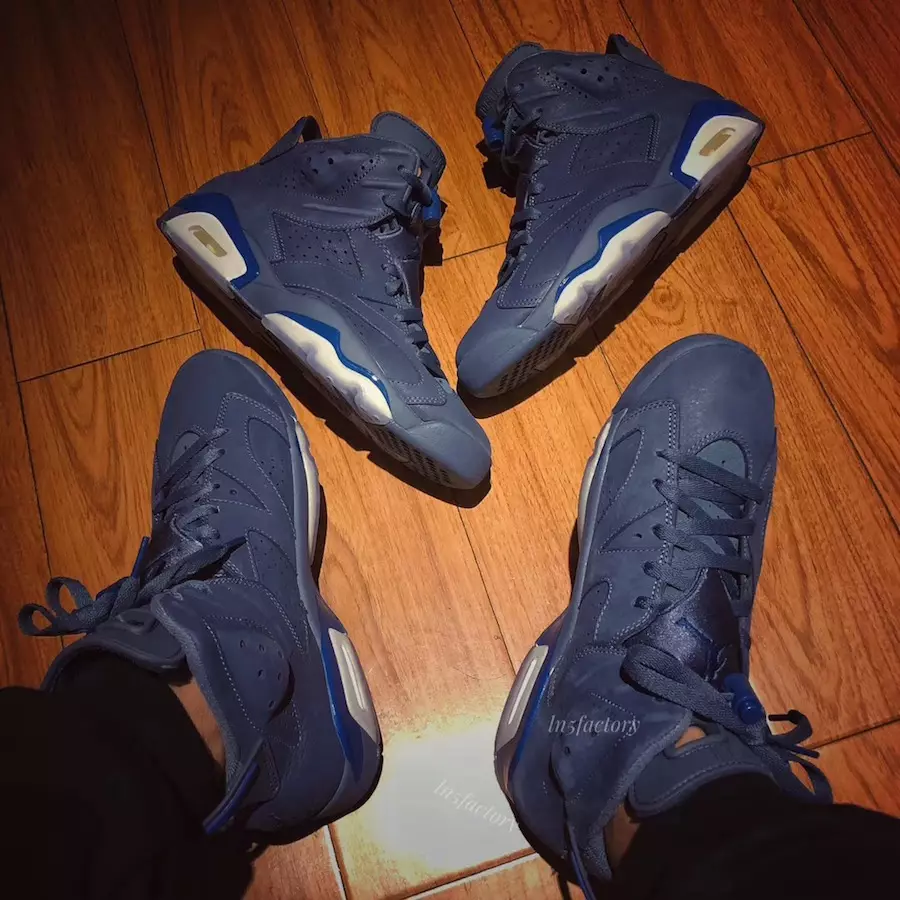 Air Jordan 6 Jimmy Butler Difuso Azul 384664-400 Data de Lançamento