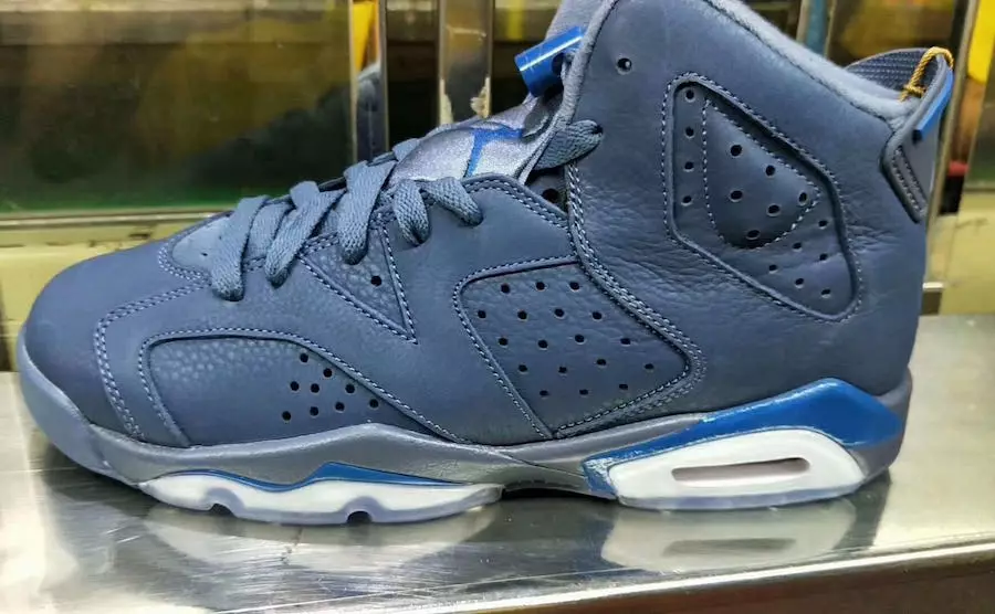 Air Jordan 6 Ҷимми Батлер паҳншудаи кабуд 384664-400