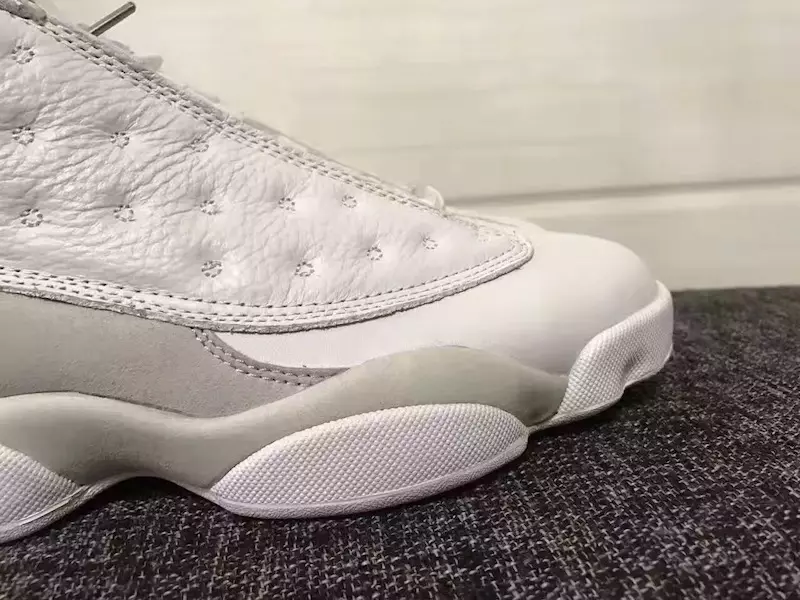 Air Jordan 13 Бага цагаан металл мөнгө цэвэр цагаан алт