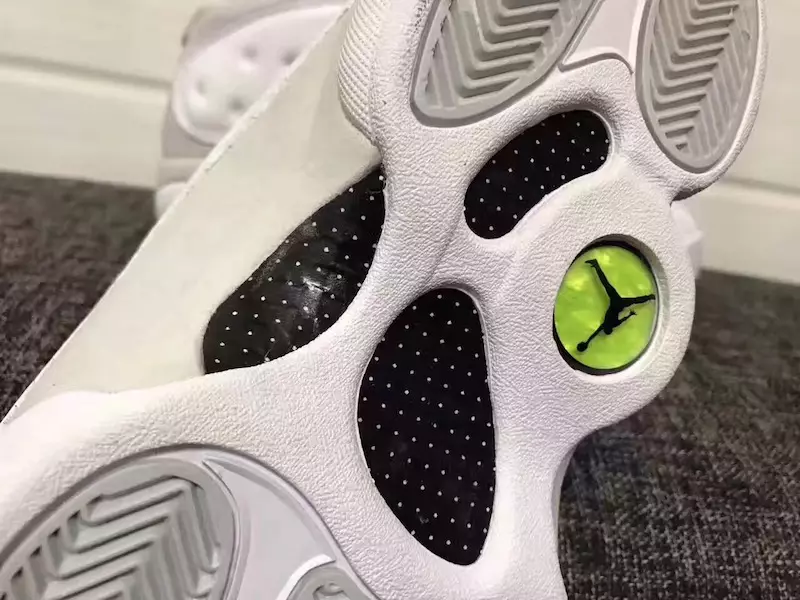 Aer Jordan 13 Íseal Bán Miotalach Silver Platanam Pure