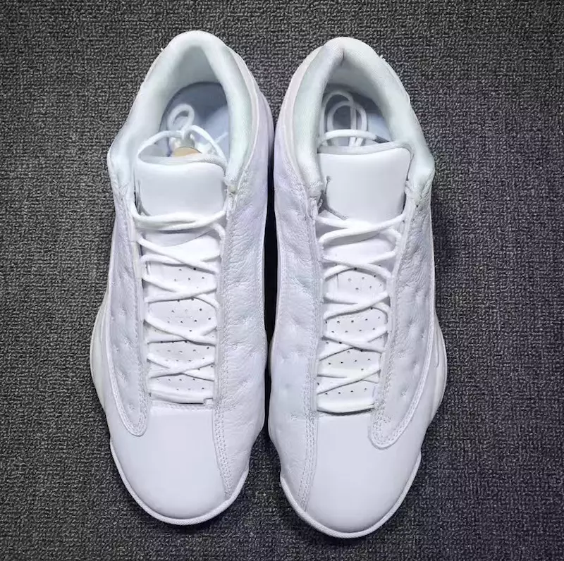 Aer Jordan 13 Íseal Bán Miotalach Silver Platanam Pure