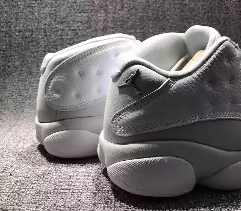 Air Jordan 13 Бага цагаан металл мөнгө цэвэр цагаан алт