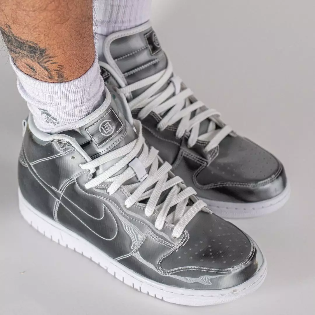 Clot Nike Dunk High DH4444-900 izlaišanas datums uz kājām