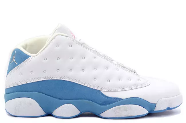 Air Jordan 13 Low WMNS Blanc Université Bleu Réel Rose 2005