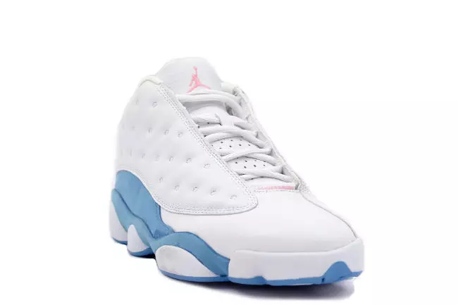 Air Jordan 13 Low WMNS Blanc Université Bleu Réel Rose 2005