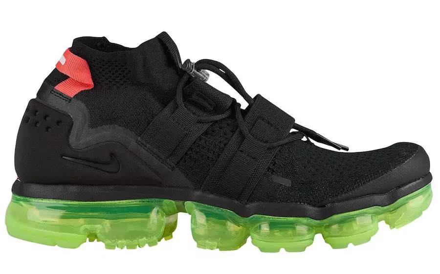 Nike Air VaporMax Utility Yeezy Black Volt Bright Crimson AH6834-007 מעלדונג טאָג