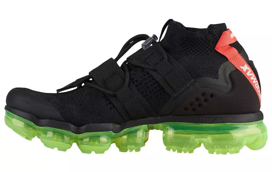 Nike Air VaporMax Utility Yeezy Black Volt Bright Crimson AH6834-007 Data lansării