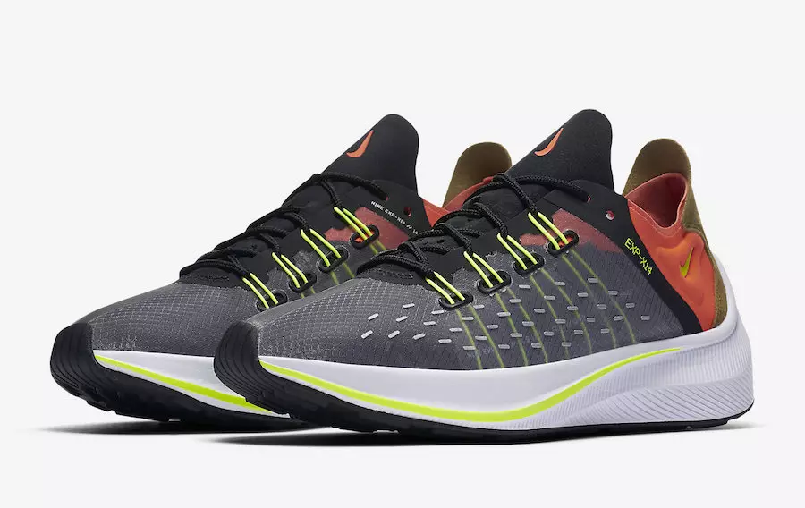 Nike EXP-X14 қара сұр толық қызыл түсті AO1554-001 Шығарылған күні