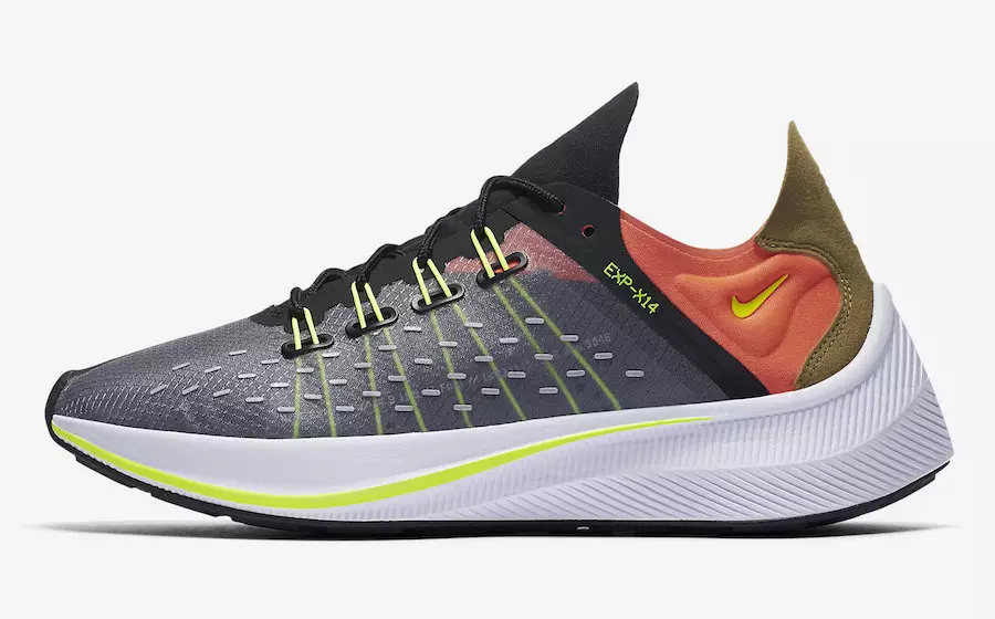 Nike EXP-X14 tumši pelēks Total Crimson AO1554-001 izlaišanas datums