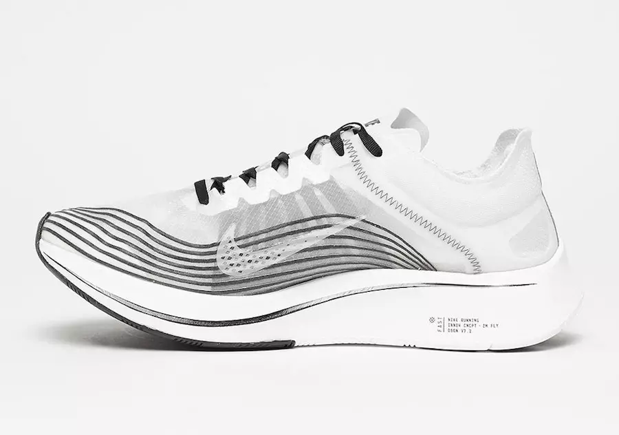 NikeLab Zoom Fly Цагаан Хар AA3172-101