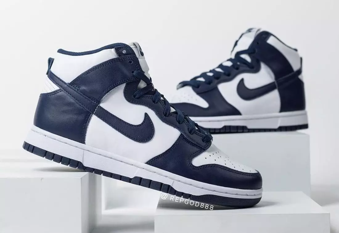 Nike Dunk High Midnight Navy DD1399-104 väljalaskekuupäev