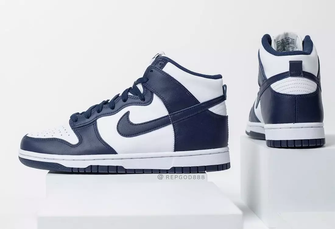 Nike Dunk High Midnight Navy DD1399-104 Data lansării