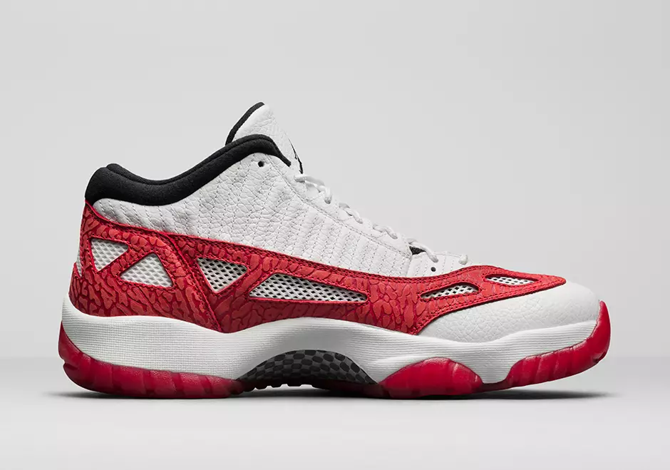 Air Jordan 11 Low IE Fire Red Tarikh Tayangan