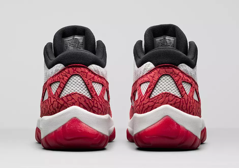 تاريخ إصدار Air Jordan 11 Low IE Fire Red