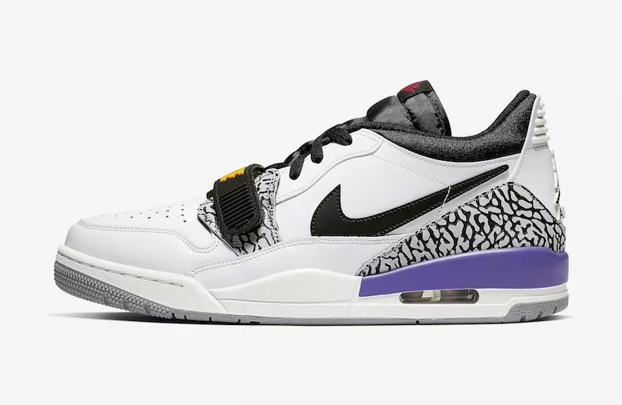 Jordan Legacy 312 Low Lakers CD7069-102 Fecha de lanzamiento