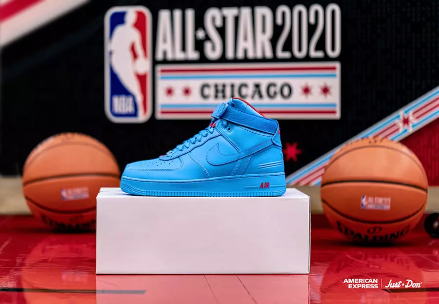 Само Don Nike Air Force 1 High All-Star American Express