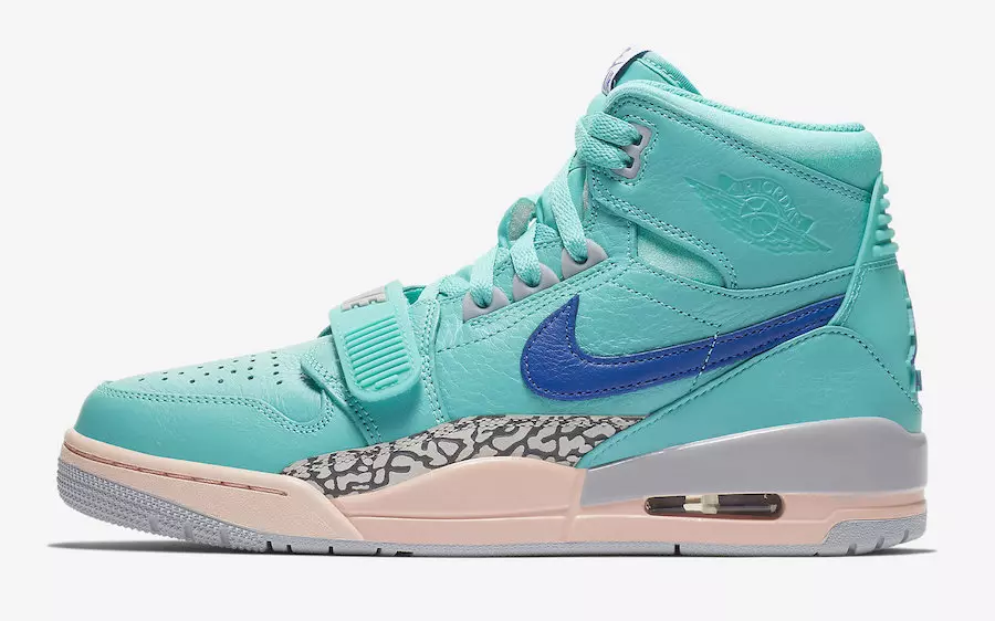 Jordan Legacy 312 Hyper Jade Bright Blue AV3922-348 Datum izdaje