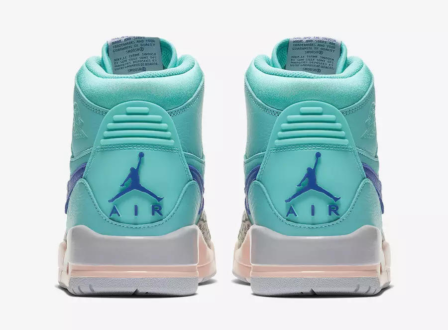 Jordan Legacy 312 Hyper Jade Bright Blue AV3922-348 Tarikh Tayangan