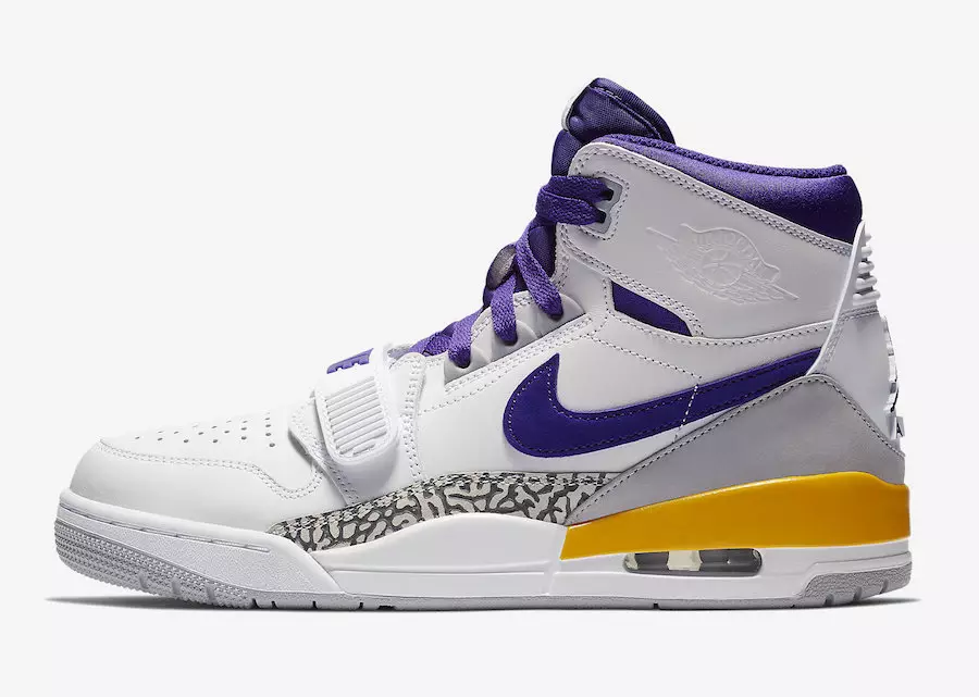 Datum vydání Air Jordan Legacy 312 Lakers AV3922-157