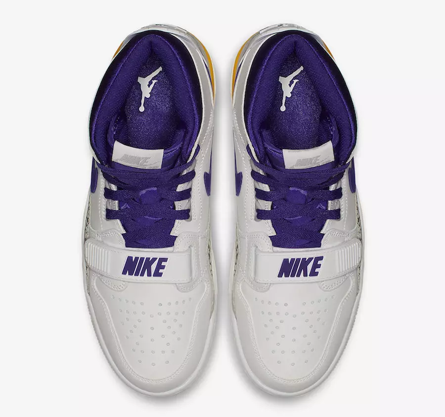 Air Jordan Legacy 312 Lakers AV3922-157 გამოშვების თარიღი