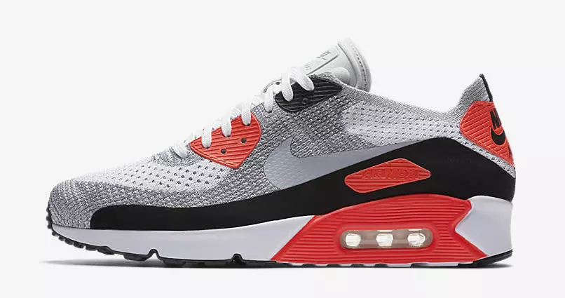 Nike Air Max 90 Ultra 2.0 Flyknit infraqizil sotuvga chiqarilgan sana