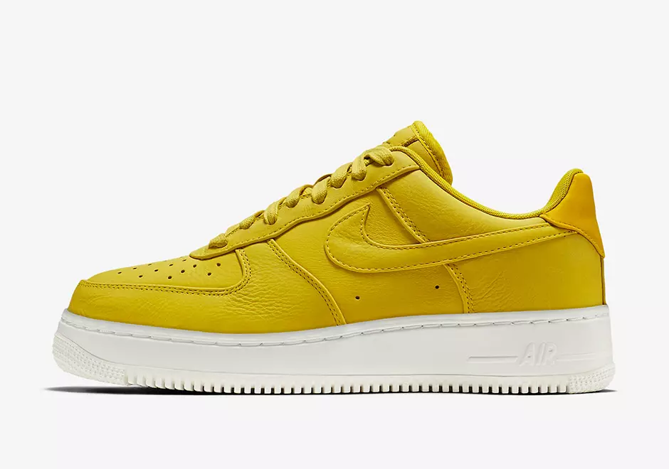 NikeLab Air Force 1 Citron со ниска виолетова ѕвезда