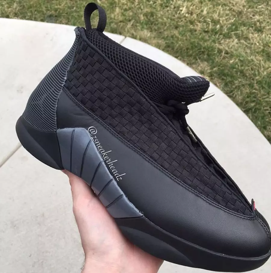 Air Jordan 15 2017 Retro Iswed Aħmar