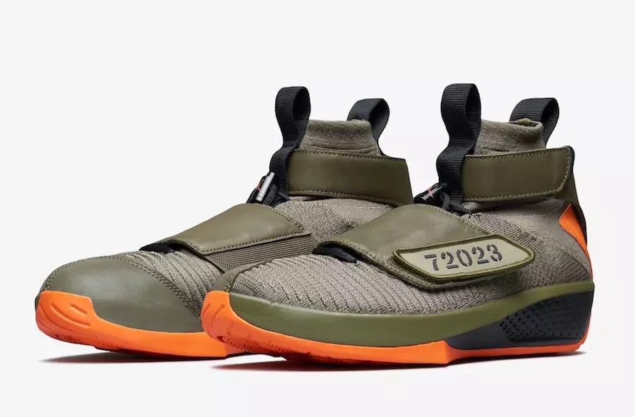 Air Jordan 20 Flyknit Olive Orange Melo Санаи барориши