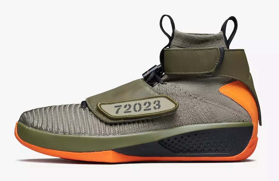 Air Jordan 20 Flyknit Olive Orange Melo Megjelenési dátum