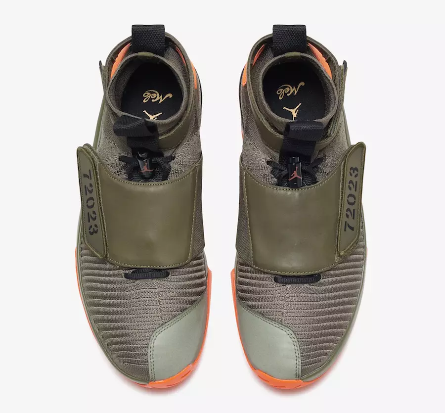 Air Jordan 20 XX Flyknit Olive Orange Melo Release Datum