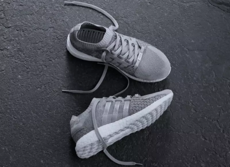 Pusha T adidas EQT Boost King Push Gri Tonlamalı