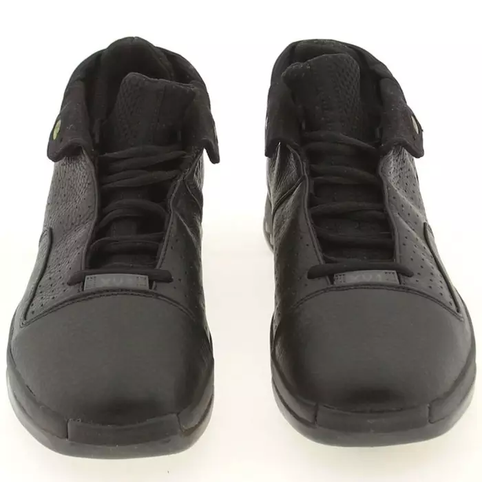 Air Jordan 16 төмен қара металл күміс 2001 ж