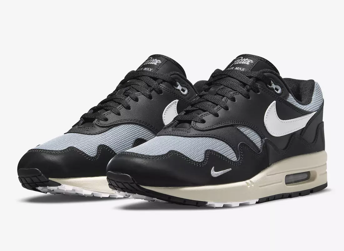 Patta Nike Air Max 1 Preto DQ0299-001 Data de lançamento Preço