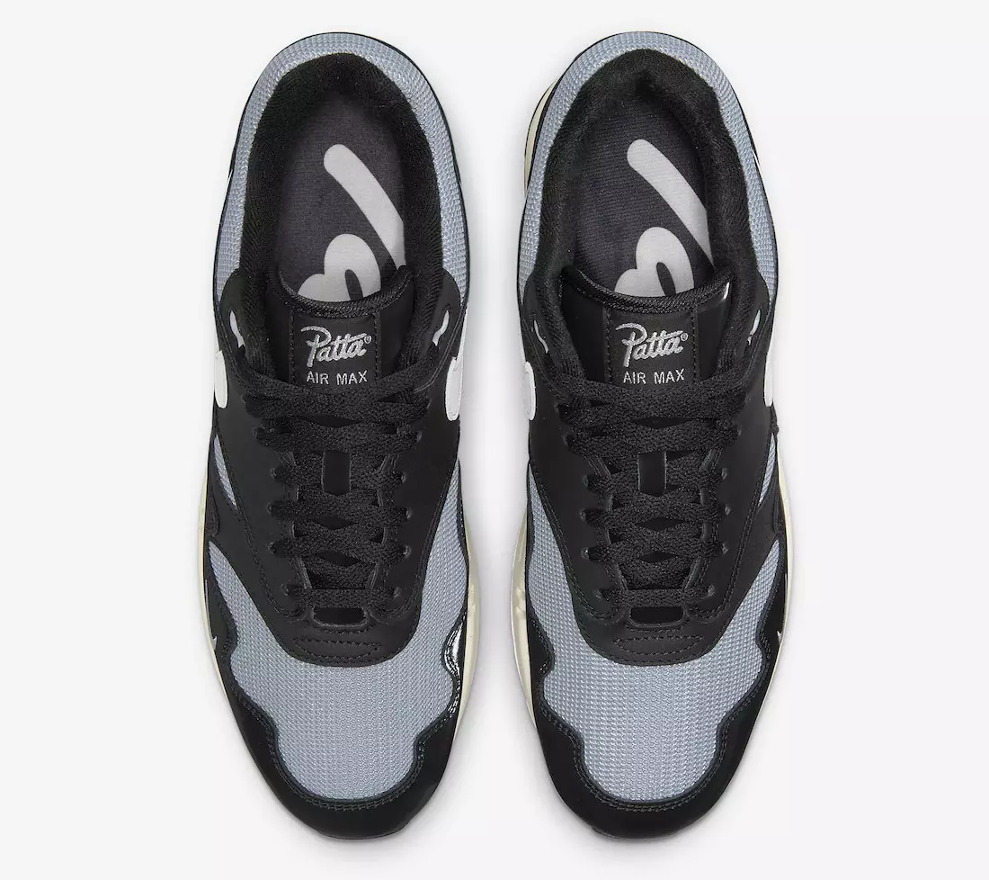 Patta Nike Air Max 1 Black DQ0299-001 Дата выпуску Кошт