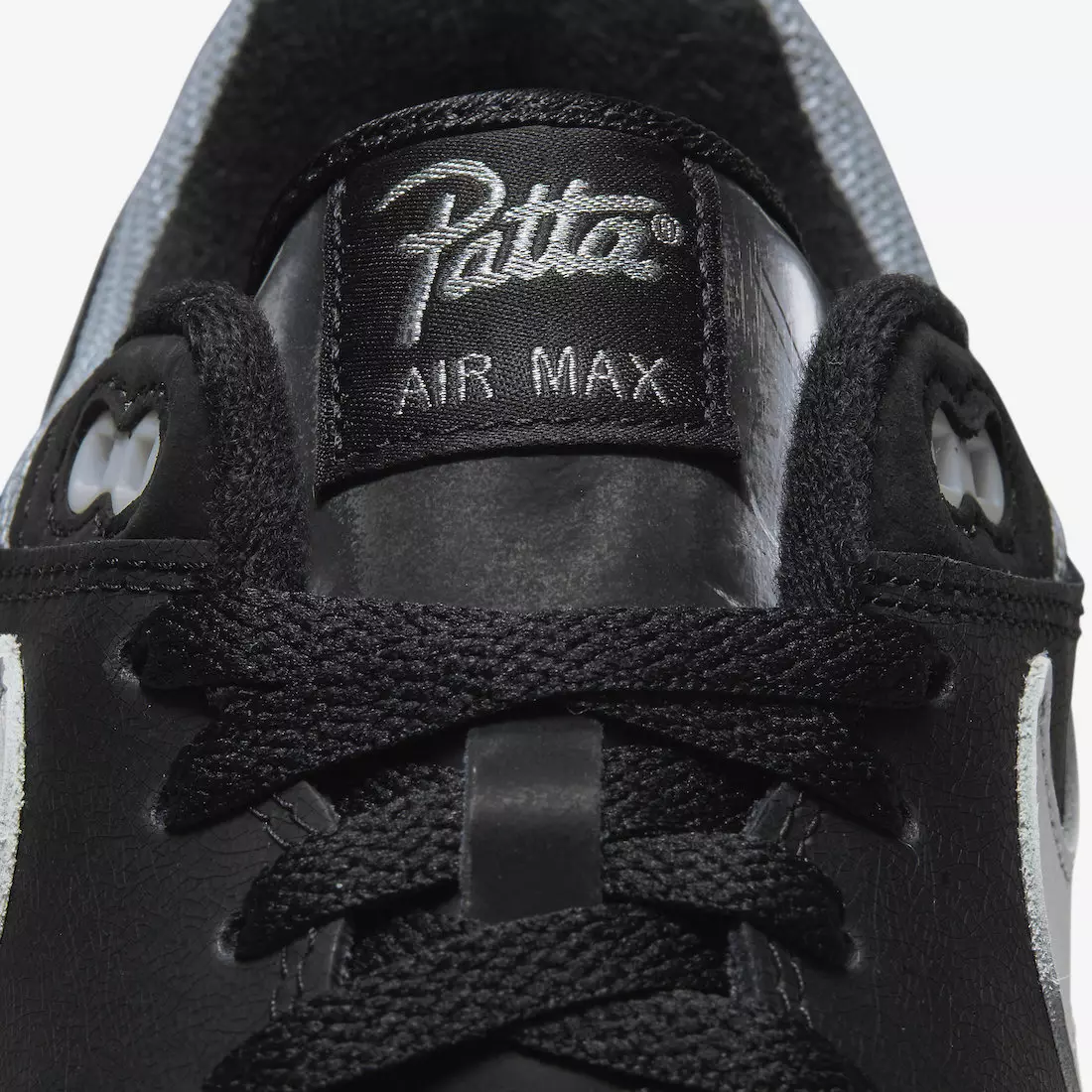 Patta Nike Air Max 1 Black DQ0299-001 Išleidimo data Kaina