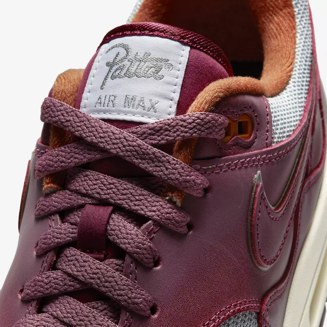 Patta Nike Air Max 1 Rush Maroon DO9549-001 väljalaskekuupäev