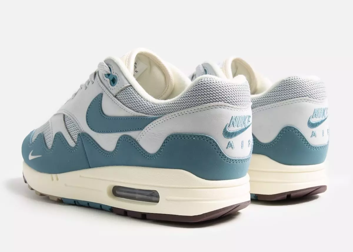 Patta x Nike Air Max 1 Noise Aqua DH1348-004 Чыгарылган күнү