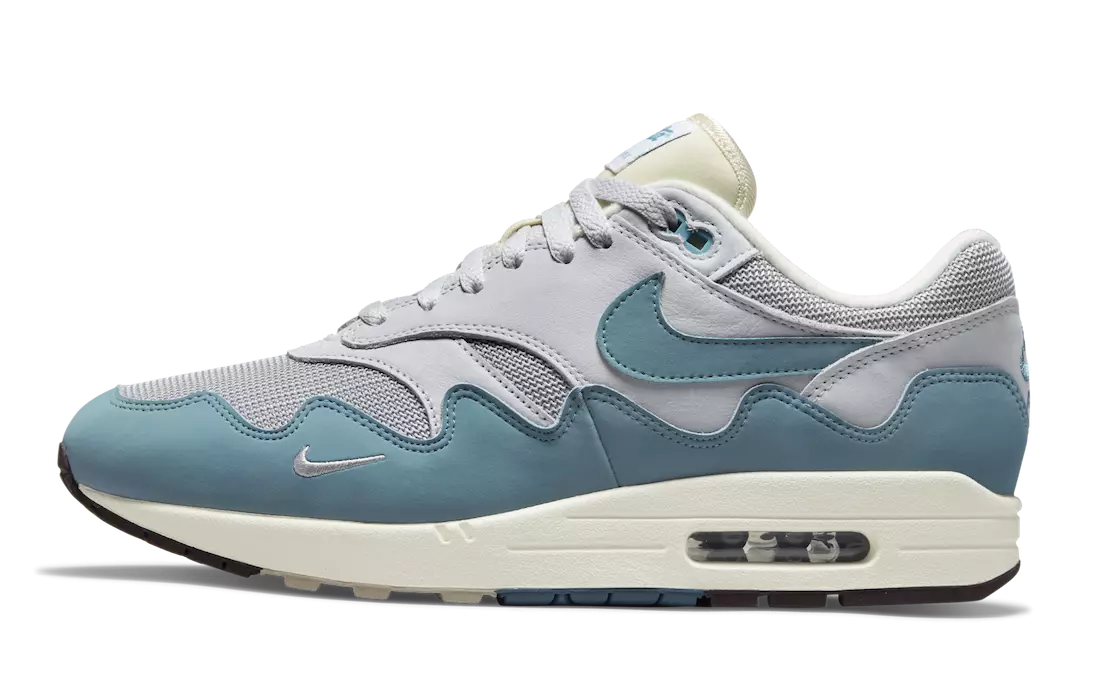 Tarehe ya Kutolewa ya Patta Nike Air Max 1 Noise Aqua DH1348-004