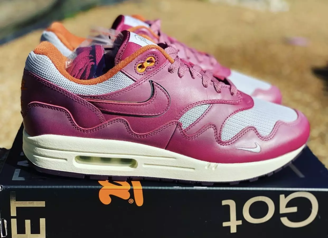 Patta Nike Air Max 1 Night Maroon väljalaskekuupäev