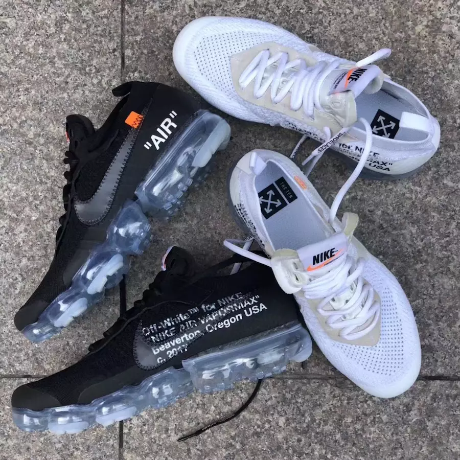 Off-White Nike VaporMax Black White Дата выпуску