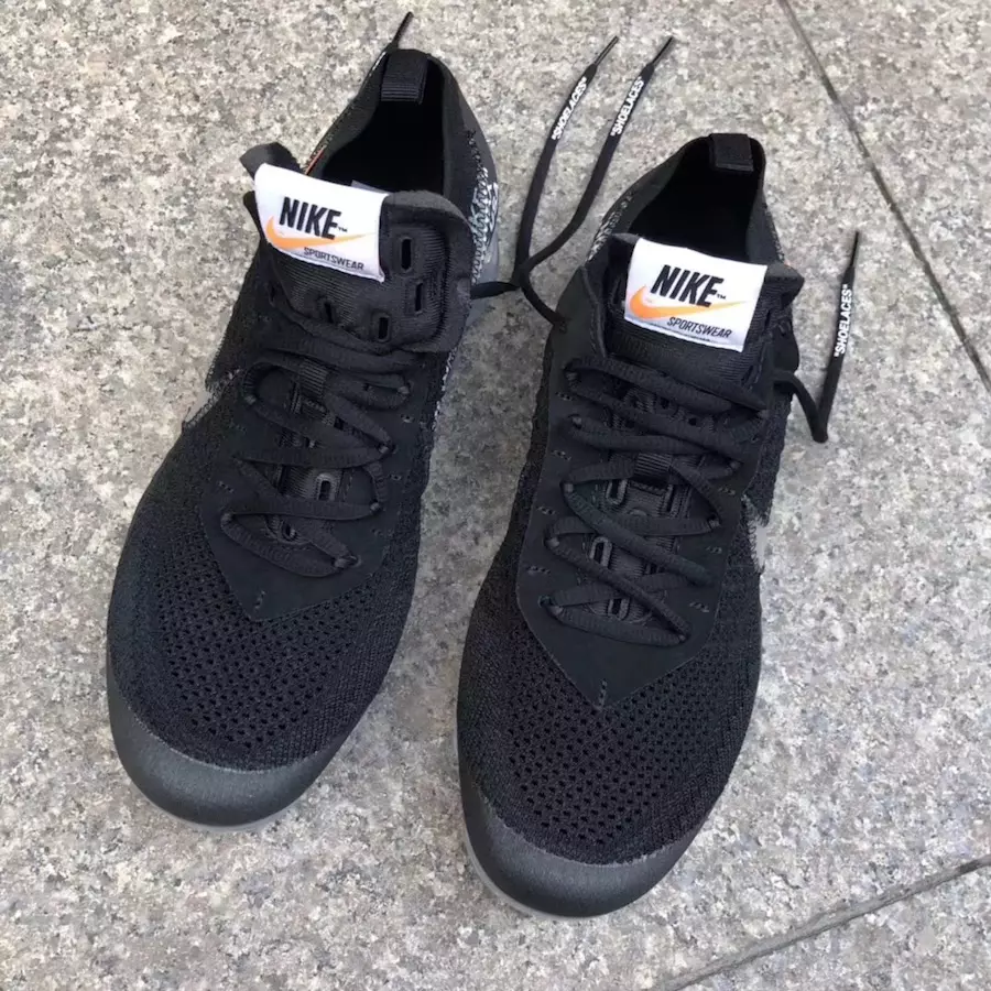 Off-White Nike VaporMax Black White 2018 utgivelsesdato