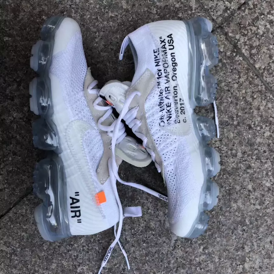 Off-White Nike VaporMax Black White 2018 utgivelsesdato