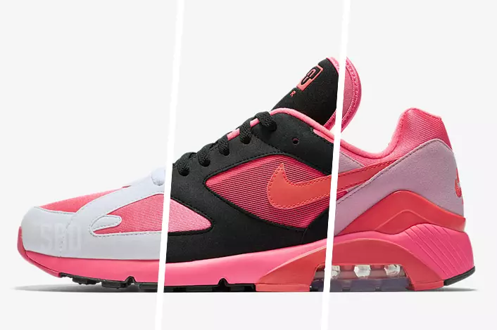 Официални снимки на COMME des Garcons x Nike Air Max 180 Pack