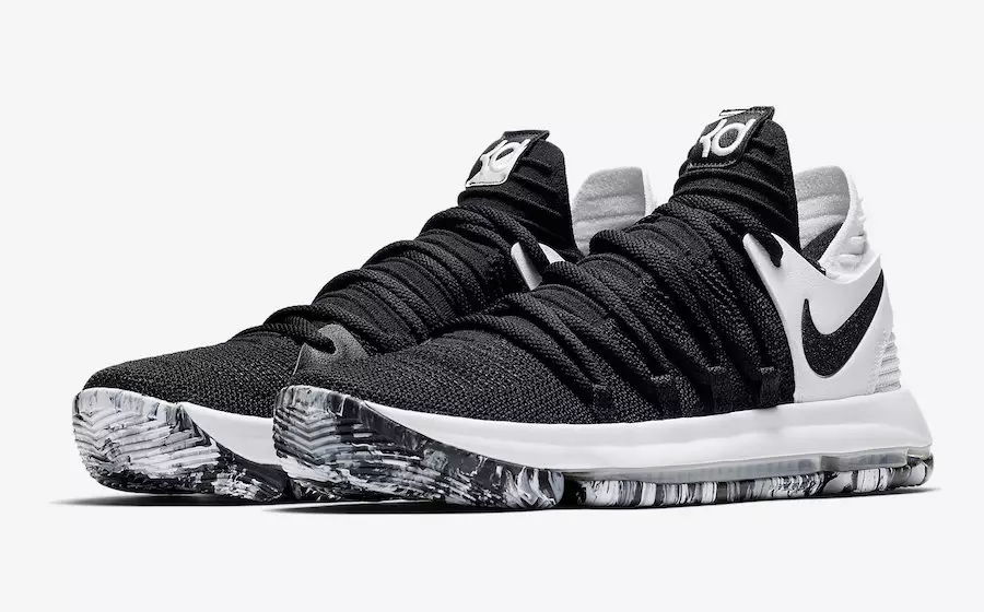 Nike KD 10 Black White 897815-008 تاريخ الإصدار